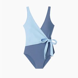 Summersault Women's Two-Tone Blue Swimsuit